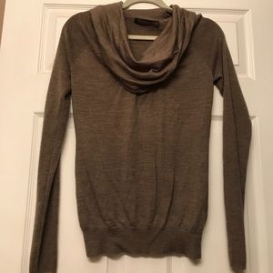 The Limited brown cowl neck sweater